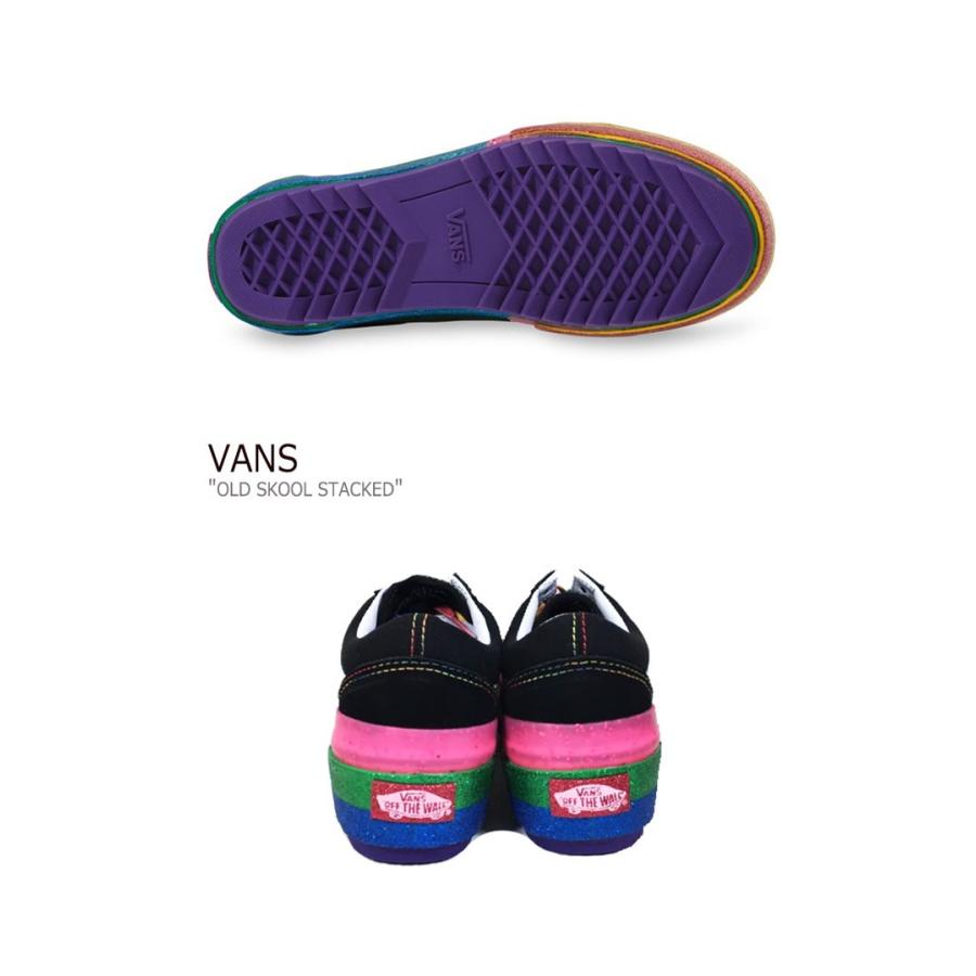 glitter stacked vans