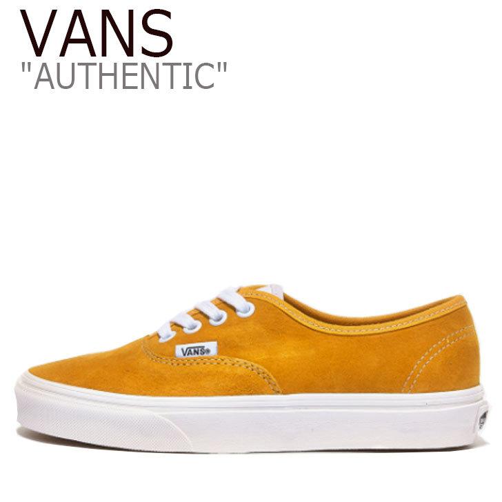 vans orange authentic