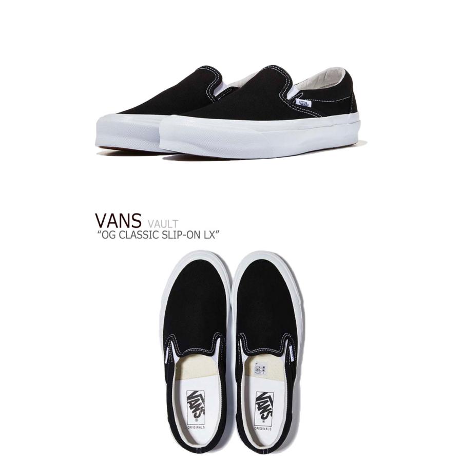 vans vault slip on black white