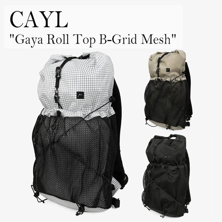 カイル バックパック リュック 大容量 22L CAYL メンズ レディース Gaya Roll Top B-Grid Mesh 軽量 アウトドア  多機能 ハイキング 1泊 1000000985/6/7 OTTD :snk-cyl22-00000985:Select Option Yahoo!店  - 