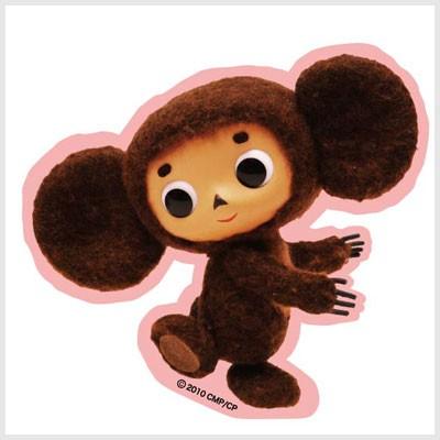 チェブラーシカグッズ チェブラーシカ グッズ ダイカットステッカー
