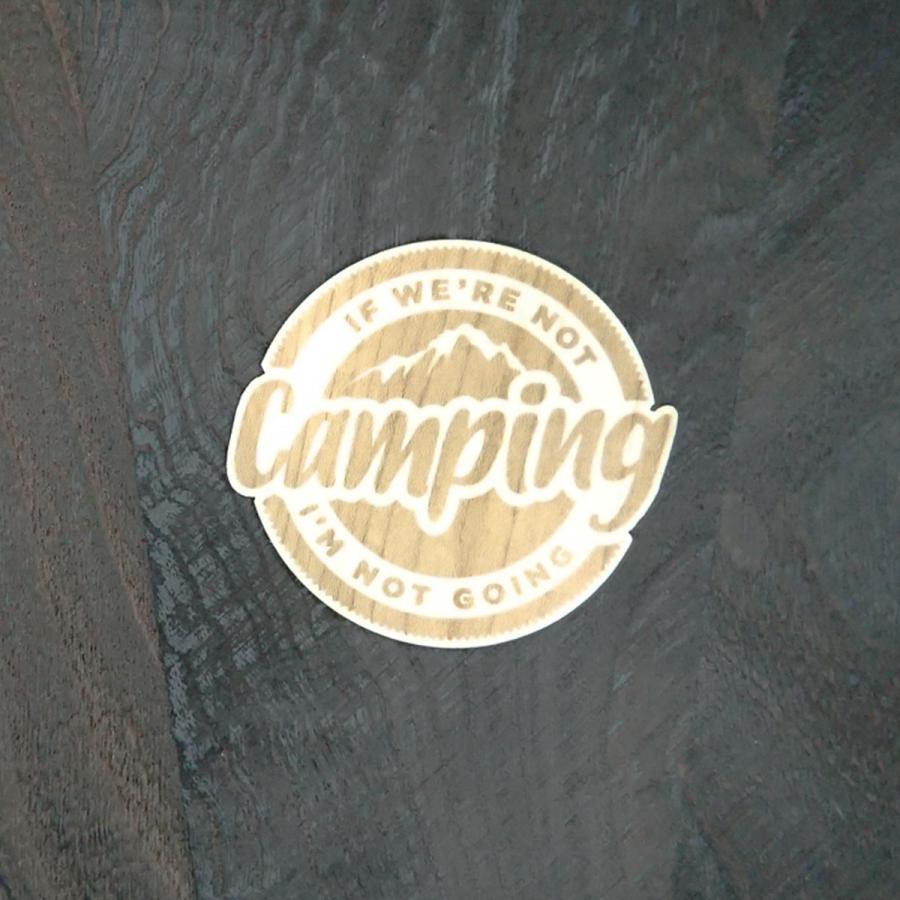 Wood Sticker Camping ウッド ステッカー 木 シール 車 バイク 自然素材 生分解素材 おしゃれ かっこいい Or Select ヤフー店 通販 Yahoo ショッピング