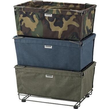 スタッキングバスケット ネイビー MIP-92NV アウトドア インドア 折りたたみ ボックス 収納 仕事 用 ランドリー バスケット ワゴン ROOM ESSENCE | ブランド登録なし | 05