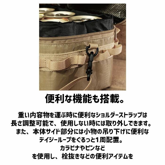 SLOWER スロウワー SOFT COOLER Cascade 4.0L アウトドア ソフト クーラー ショッピングバッグ バーベキュー 弁当 保温 保冷 ショッピングバッグ | SLOWER | 06