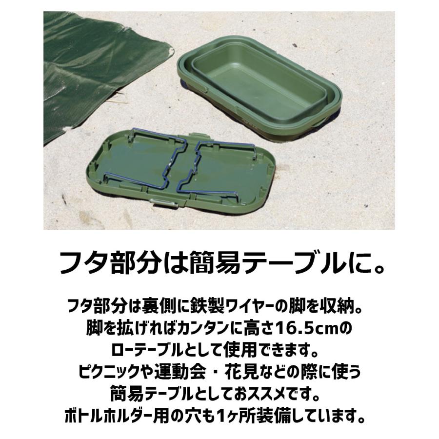 SLOWER スロウワー フォールディングバスケット Mista アウトドア 軽量 レジャー 頑丈 物入れ ピクニック テーブル レジャー キャンプ 釣り フェス ビーチ 海 | SLOWER | 06