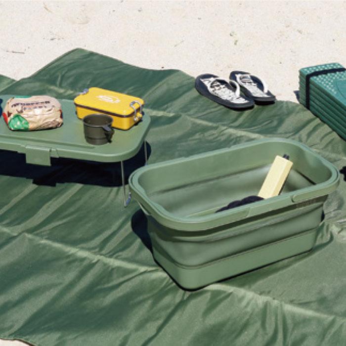 SLOWER スロウワー フォールディングバスケット Mista アウトドア 軽量 レジャー 頑丈 物入れ ピクニック テーブル レジャー キャンプ 釣り フェス ビーチ 海 | SLOWER | 11