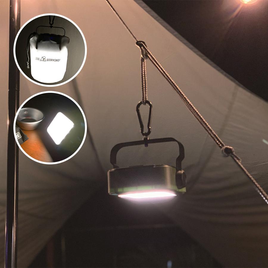 5050workshop HiLUMEN LANTERN アウトドア キャンプ 送料込み ランタン ワークライト LED モバイルバッテリー ハンギング 懐中電灯 USB 非常 防災 用 白 暖 色 | 5050WORKSHOP