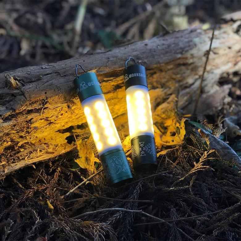 5050workshop MINIMALIGHT アウトドア ランタン ハンディ ライト トーチ LED モバイルバッテリー 首掛 懐中電灯 USB 非常 停電 防災 地震 対策 用 白 暖 電球 色 | 5050WORKSHOP