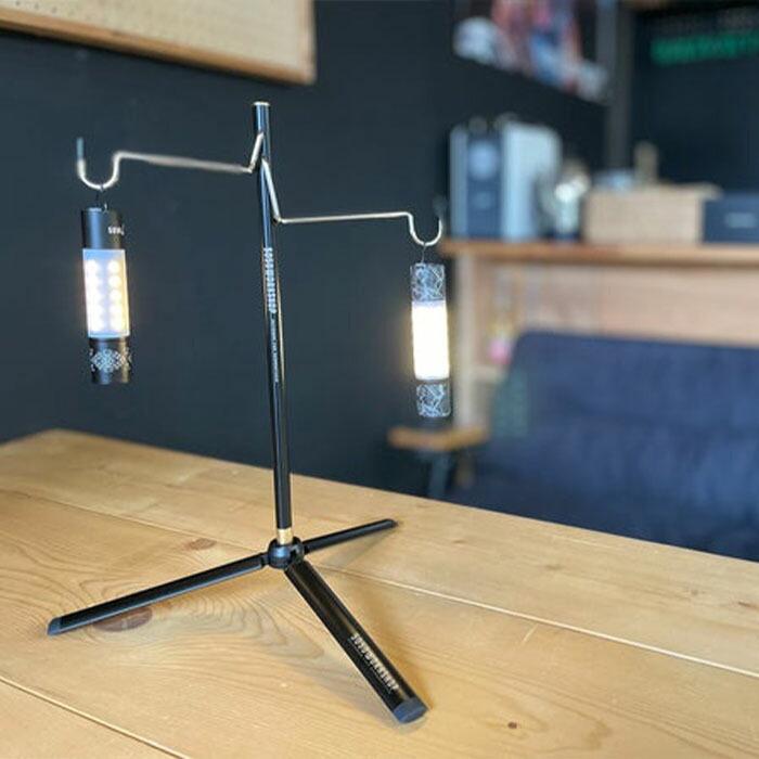 2WAYスタンド用トライポッド S アウトドア ランタン ハンガー ポール アルミ 軽量 ソロ ツーリング トレッキング 脚 足 トライポッド オプション パーツ 50 RC | 5050WORKSHOP | 03