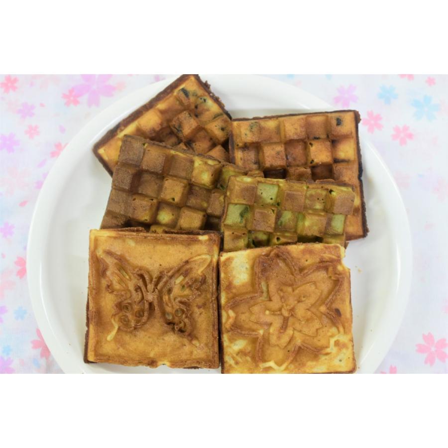 660円 誠実 プレゼント ギフト かわいい お菓子 Oracafe デザインワッフル6個セット さくら ちょう