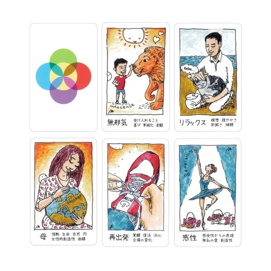 ナラティブカード　｜　町田良夫　アモルフォン　｜　カード40枚　オリジナル巾着付き　【正規品】｜oracle-tarot｜05