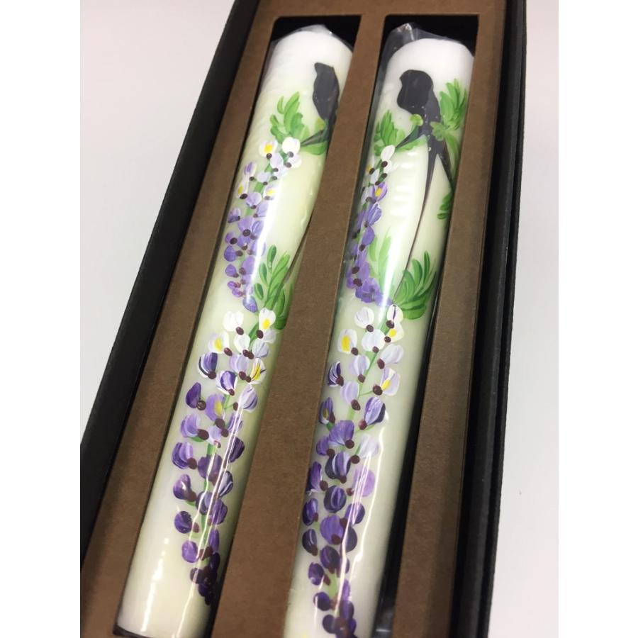 小池ろうそく 手描き絵ろうそく 越後花ろうそく 和ろうそく型 芯切り不要 12cm 2本入 ふじ 季節を折りかさねる暮らし 折々屋 通販 Yahoo ショッピング