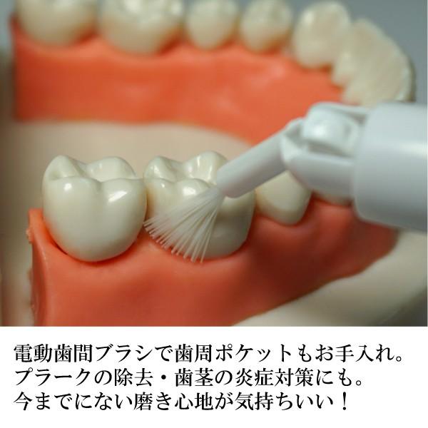 電動歯ブラシ 歯間ブラシ内蔵 携帯用 音波式 日本製 オーヴィックス