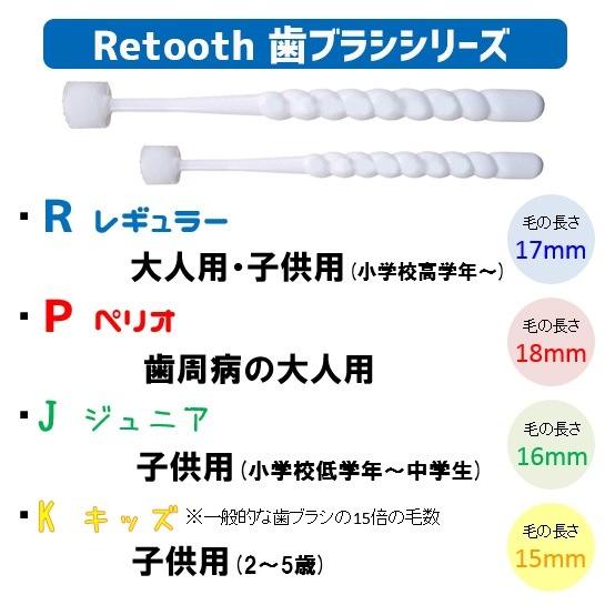 歯科医監修歯ブラシ「Retoothリトゥース」3本　歯科医院専売｜oral-leaf-store｜04