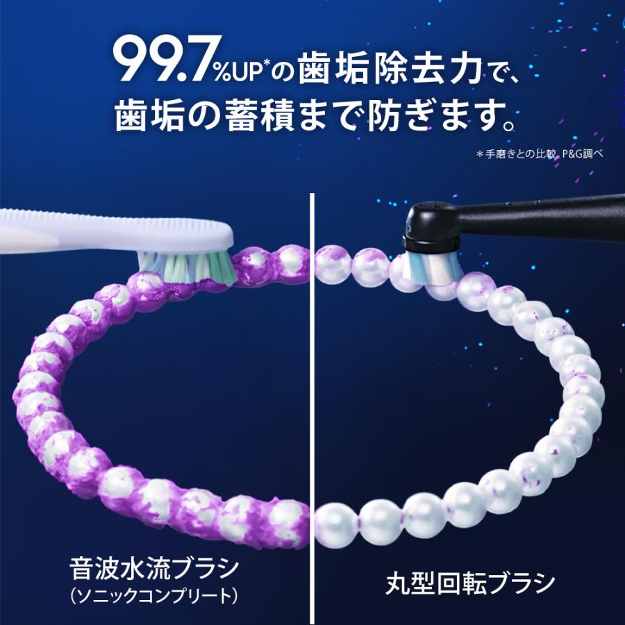 電動歯ブラシ ブラウン オーラルB 公式ストア iO3 アイスブルー Braun Oral-B 本体 充電式 回転式 正規品 歯垢除去 歯磨き 大人 携帯 クーポン｜oralb-braun｜05