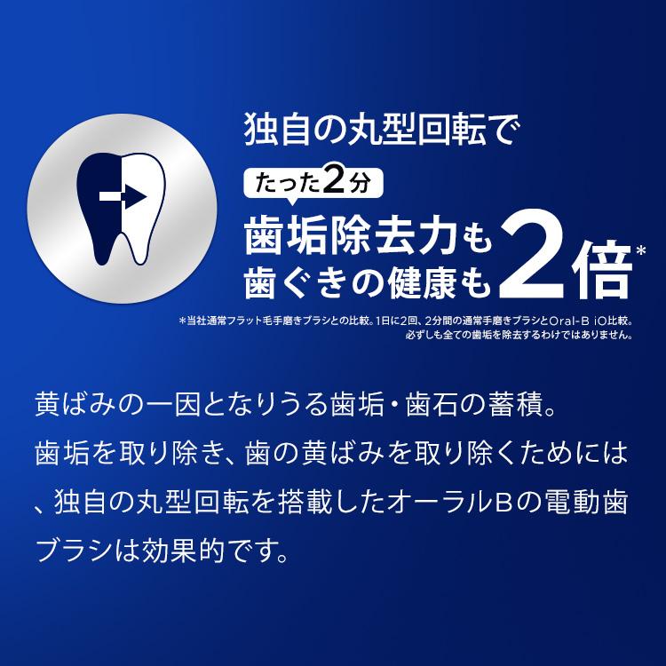 オーラルB 電動歯ブラシ ブラウン 公式ストア iO3 アイスブルー Braun