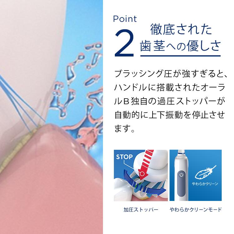 オーラルB 【数量限定!付属ブラシ3本】電動歯ブラシ ブラウン オーラルB 【数量限定!付属ブラシ3本】電動歯ブラシ ブラウン