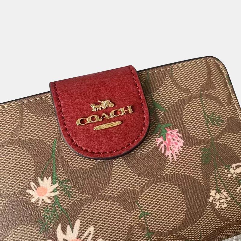 期間限定セール+2999円でバッグ付き】コーチ COACH 二つ折り財布 ミニ