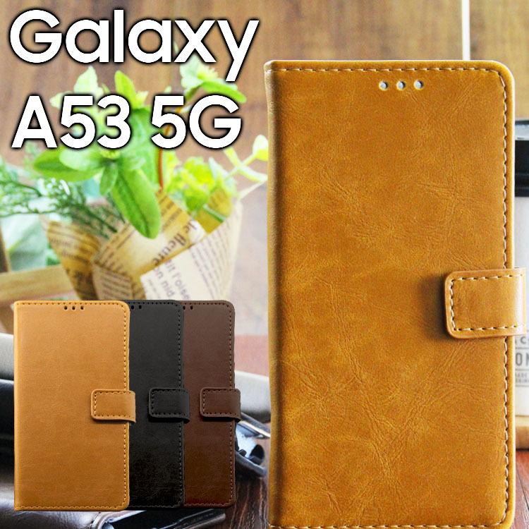 Galaxy A53 5G ケース 手帳 galaxya53 手帳型 スマホケース ギャラクシーa53 アンティーク レザー レトロ 手帳 ケース アンティークレザー手帳型ケース｜orancio