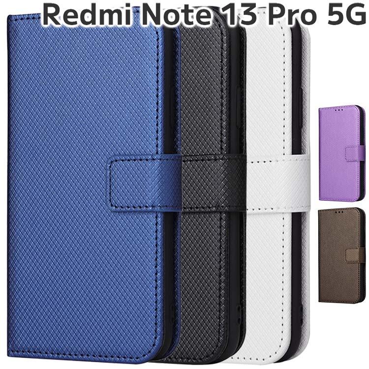Redmi Note 13 Pro 5G ケース 手帳 redminote13Pro チェックレザー シンプル 手帳 ケース レッドミー ノート ポイント消化 | ブランド登録なし