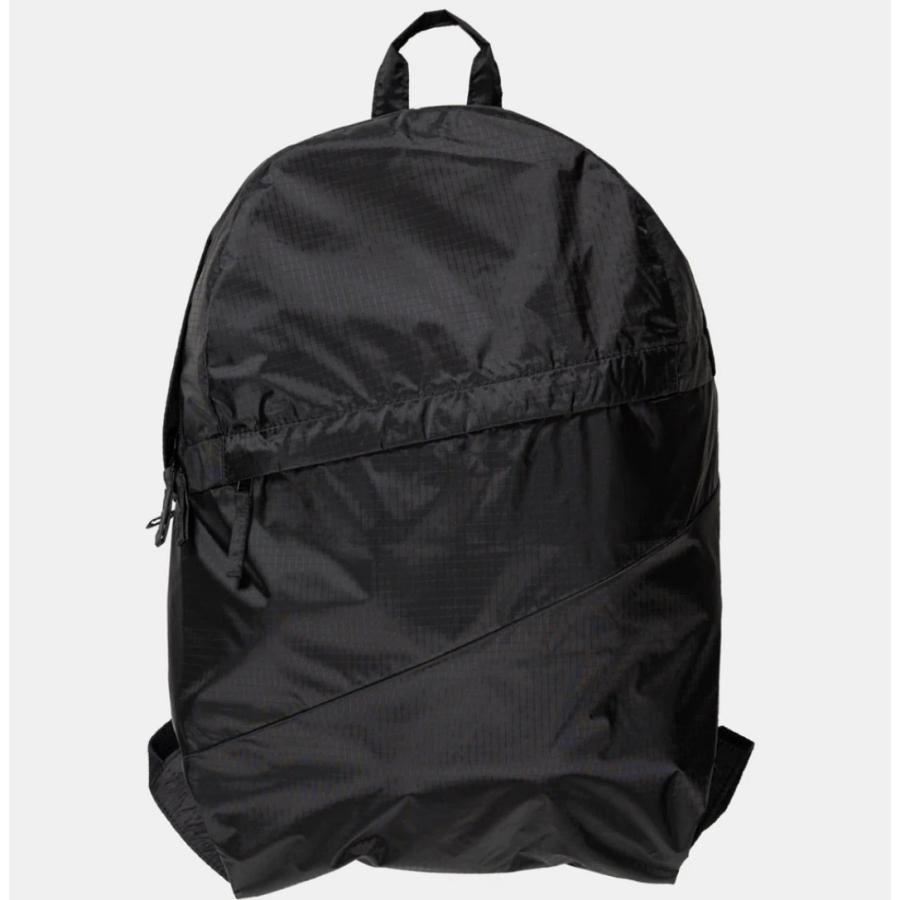 SUSAN BIJL（スーザンベル） Foldable Backpack Lサイズ Black & Black