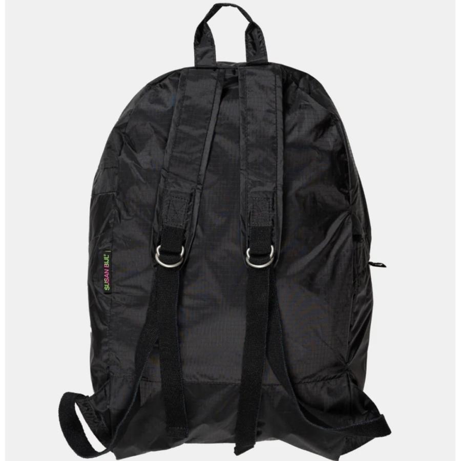 SUSAN BIJL（スーザンベル） Foldable Backpack Lサイズ Black & Black