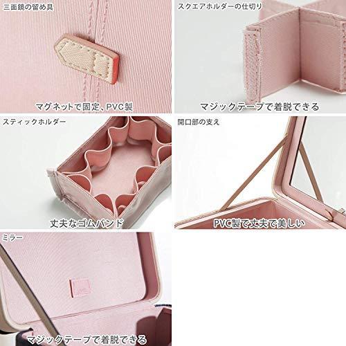 カスタマイズできるとっておきのメイクボックス アラベスク ワイド ロイヤルネイビー 