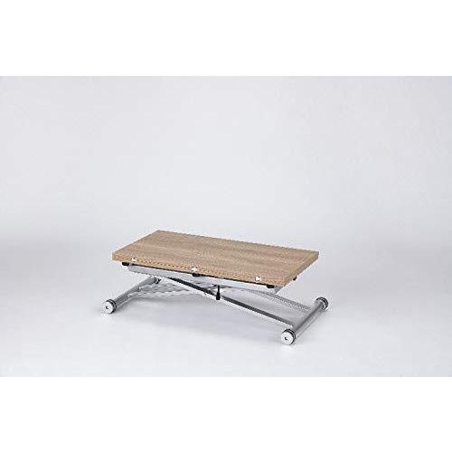 【値段交渉可：送料込】 レイジーバッグ(Lazy Bag Paris) 伸長式・昇降テーブル ＮｅｗルガＲ ナチュラル ナチュラル 117×66×34 【T9984519314】(35871円)