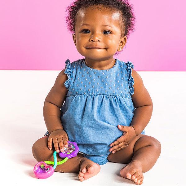 KidsII ブライトスターツ プリティ イン ピンク バーベル・ラトル