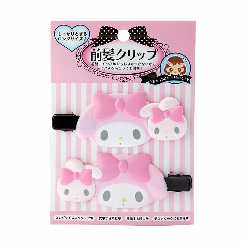 前髪クリップ ロング 【ネコポス】 マイメロディ サンリオ 2個セット ヘアクリップ ヘアアクセサリー ヘアピン 髪留め 髪飾り ロングタイプ キャラクター | マイメロディ | 05