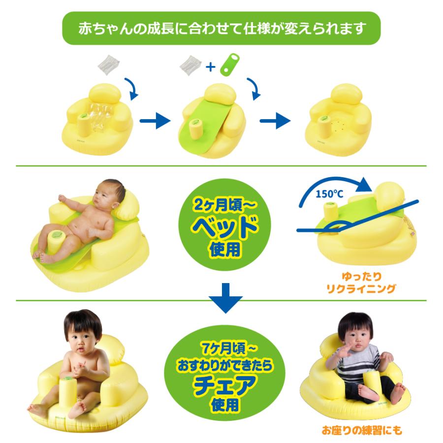 2wayエアーバスチェア 永和 赤ちゃん【送料無料 沖縄・一部地域を除く