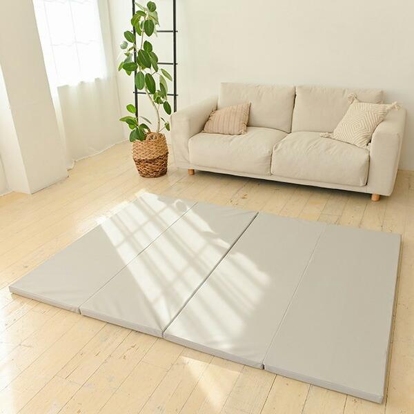 折りたたみプレイマット グレー シンセーインターナショナル