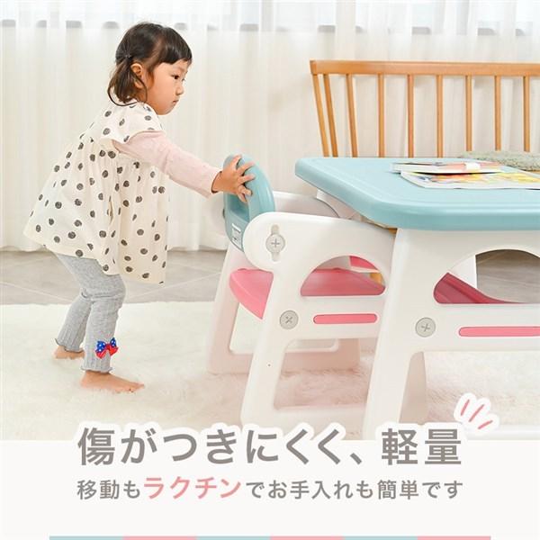 デスク＆チェアセット ピンク シンセーインターナショナル 【キッズ用