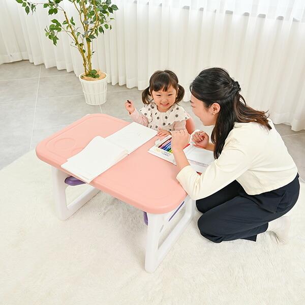デスク＆チェアセット ピンク シンセーインターナショナル 【キッズ用