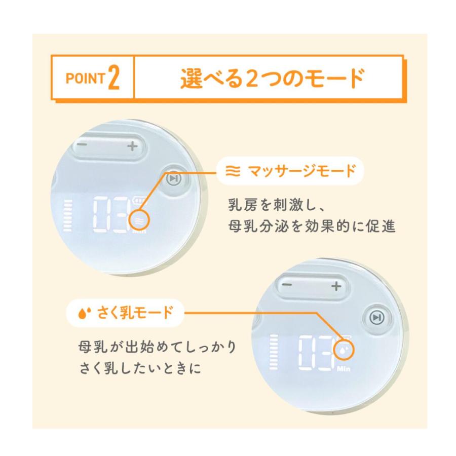 ハンズフリー 搾乳機 E-401 ベビースマイル 授乳用品 電動搾乳器 【送料無料　沖縄・一部地域を除く】 赤ちゃん ベビー用品 母乳育児 搾乳の画像