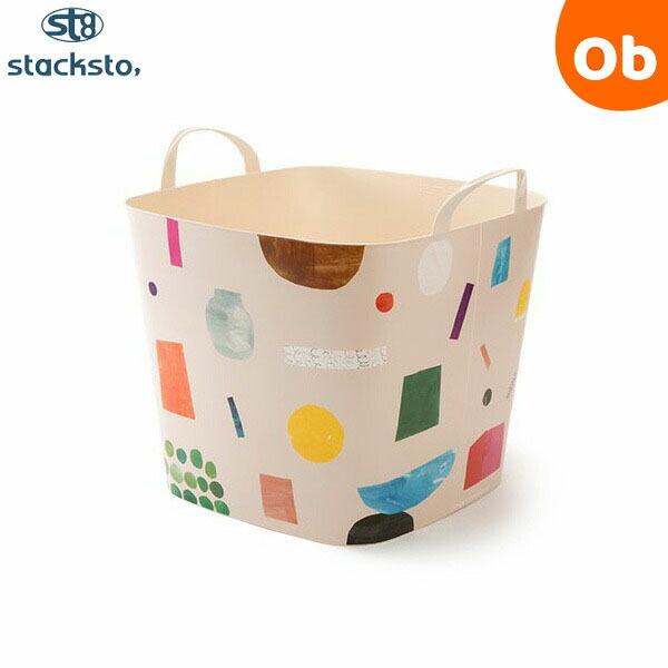 スタックストー baquet M MOGU TAKAHASH Cut＆Paste　積み重ねる収納　stacksto コラボbaquet【送料無料　沖縄・一部地域を除く】 | 