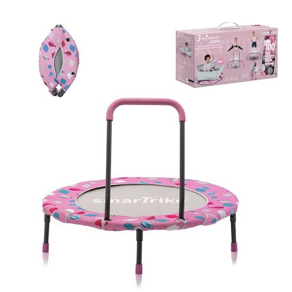 スマートトライク トランポリン アクティビティセンター 3in1  ピンク　ボール100個付　ボールプール SMART TRIKE【ラッピング不可商品 |  | 02