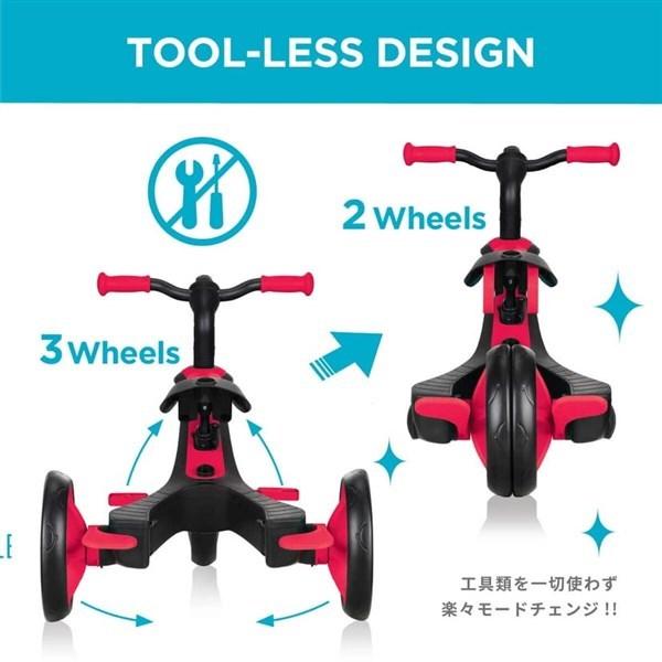 グロッバー エクスプローラー トライク 4in1 ライムグリーン GLOBBER