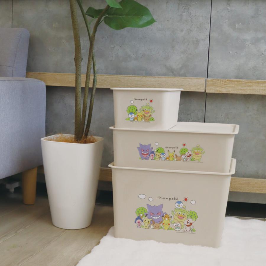 錦化成 モンポケ コレクトBOX(M) 収納 子供 こども 整理用 : ORANGE