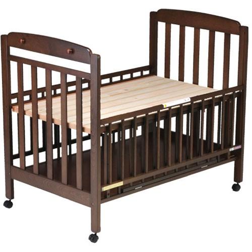 サワベビー ベビーベッド ダークブラウン 日本製