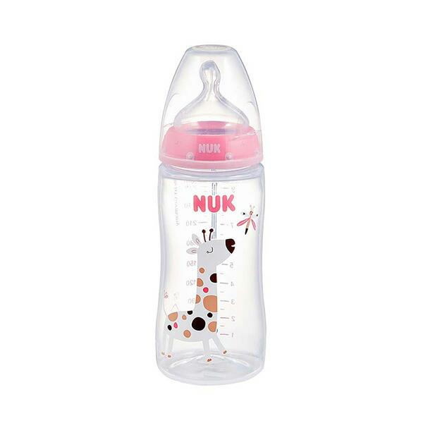 ヌーク プレミアムチョイスほ乳びん(ポリプロピレン製)/300ml/適温目盛付き キリン　NUK　ダッドウェイ｜orange-baby｜02