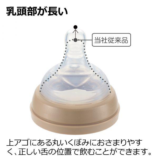 リッチェル ピーナッツ コレクション おでかけミルクボトル 240mL　哺乳瓶　ほ乳瓶【送料無料　沖縄・一部地域を除く】｜orange-baby｜04