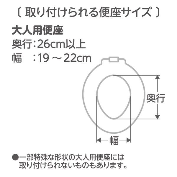 リッチェル ソフト補助便座K　丸洗いOK 清潔 一体成型【送料無料　沖縄・一部地域を除く】｜orange-baby｜08