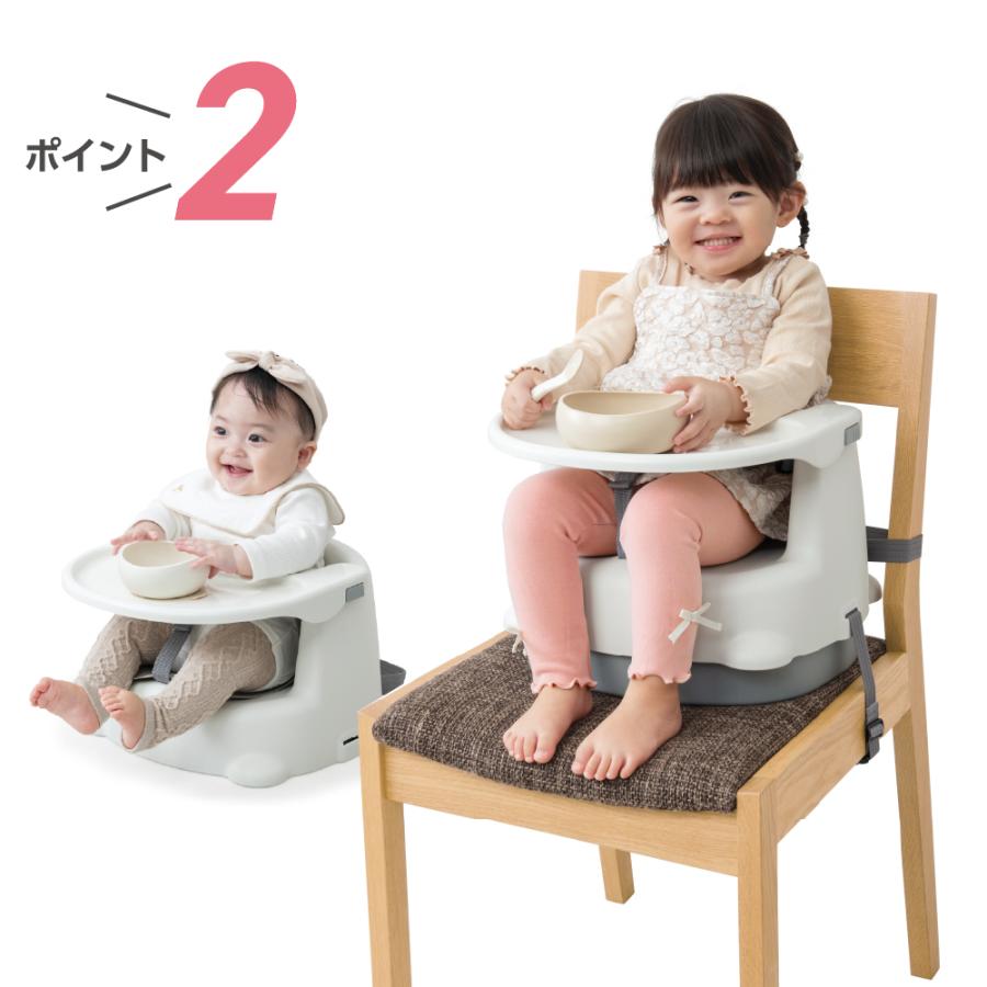 リッチェル（Richell） 2WAYごきげんチェアKR ホワイト【送料無料 沖縄