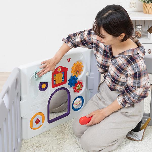 ミュージカルキッズランドDX ホワイト＆グレー【ラッピング不可商品】【送料無料 沖縄・一部地域を除く】の画像