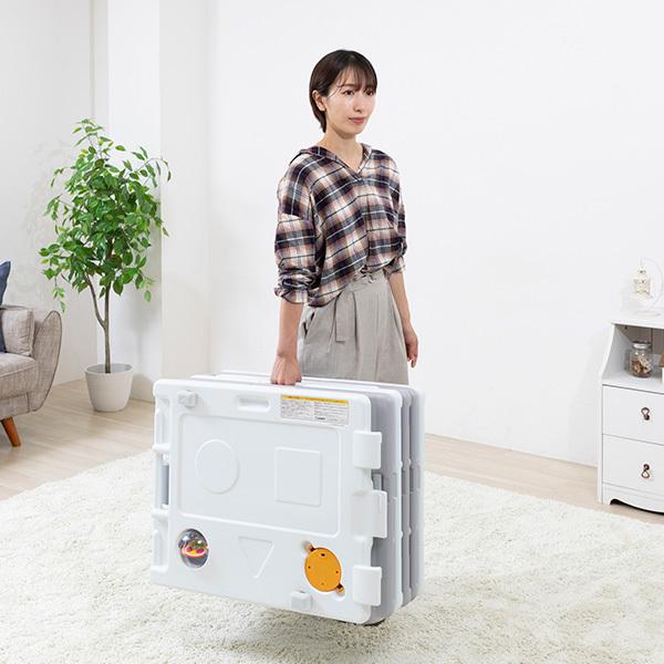 ミュージカルキッズランドDX ホワイト＆グレー【ラッピング不可商品】【送料無料 沖縄・一部地域を除く】の画像