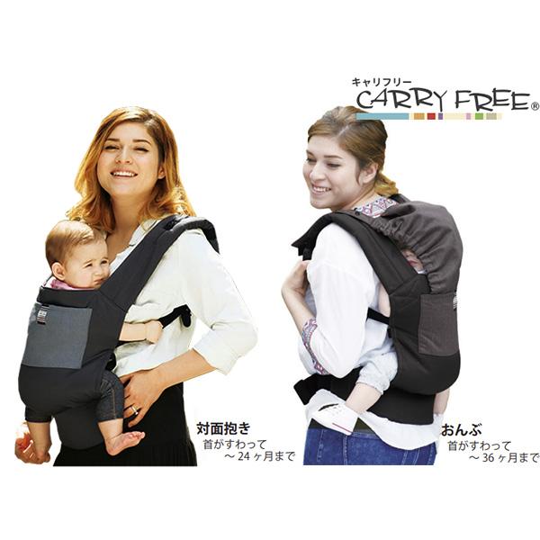 日本エイテックス キャリフリー 2WAYウエストベルトキャリー 対面抱き おんぶ 抱っこひも 日本製【送料無料 沖縄・一部地域を除く】の画像