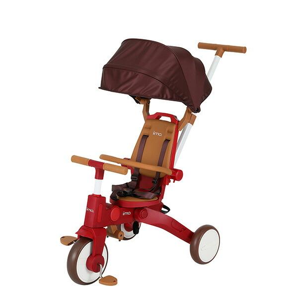 『室内使用のみ』iimo 三輪車 折りたたみ式 レッド iimo（イーモ） M＆M（エムアンドエム） iimoG エタニティレッド