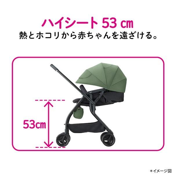 Aprica ベビーカー ルンルンコンパクト AB グリーン アップリカ ルンルンコンパクト(ベビーザらス限定モデル) | ベビーカー