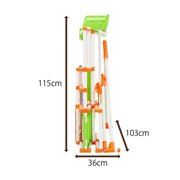 おりたたみロングスロープキッズパークSPプラス ワールド 野中製作所（すべり台 ブランコ 鉄棒）【ラッピング不可商品】【送料無料 沖縄・一部地域を除く｜orange-baby｜15